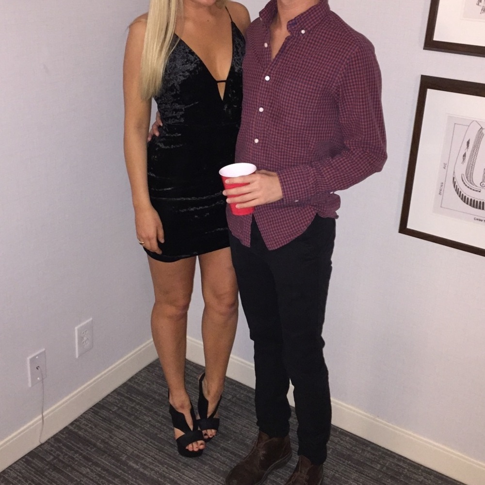Lush Velvet Bodycon Dress